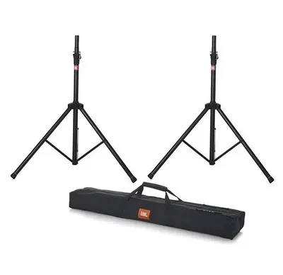 JBL Standard Aluminum Speaker Stand Pair with Carry Bag (JBLSPKSTMASET)