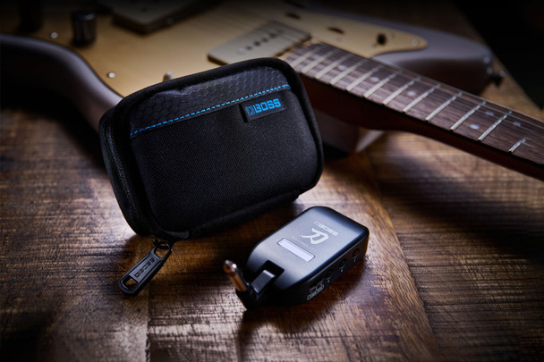 BOSS CB-KTNGO KATANA:GO Carrying Pouch, Durable Polyester Case with Velvet Interior, Adjustable Divider and Accessory Storage (CB-KTNGO)