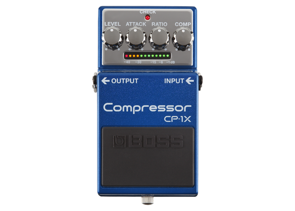 BOSS CP-1X Multiband Compressor Effects Pedal, MDP Intelligent Dynamics Processing with Gain Reduction Indicator and Low-Noise 18V Input Circuitry for Electric and Acoustic-Electric Guitar (CP-1X)