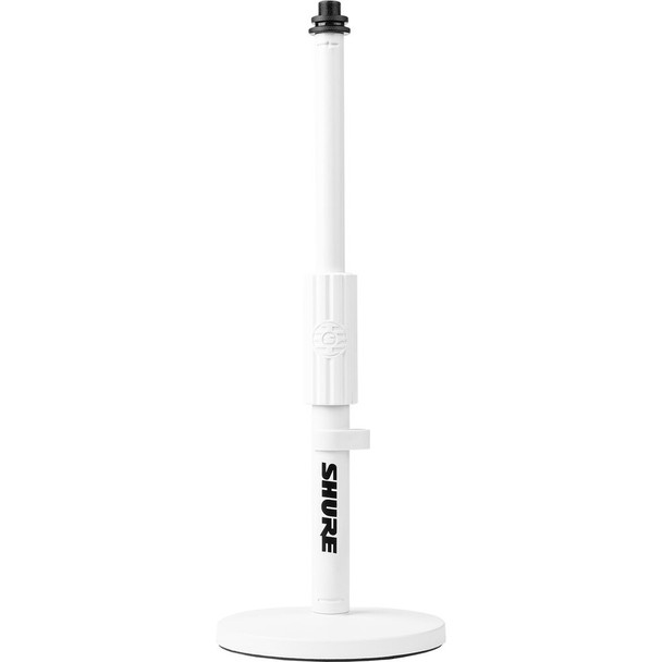 Shure 6-Inch Round Base Desktop Microphone Stand White (SH-DESKTOP1-W)