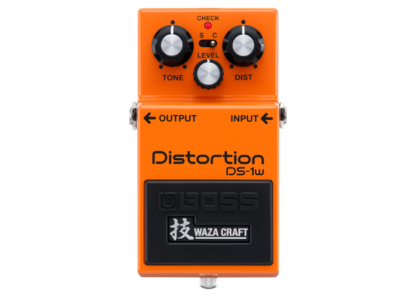 BOSS DS-1W Waza Craft Distortion Pedal with Standard and Custom Modes (DS-1W)