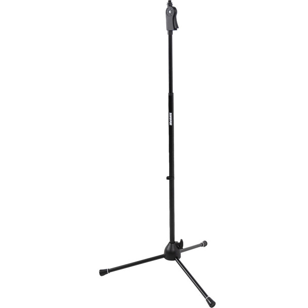 Shure Stage & Studio Series Deluxe Tripod Microphone Stand with Pistol Grip Clutch White (SH-TRIPODSTANDDX-W)
