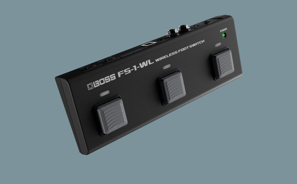 Roland BOSS FS-1-WL Wireless Foot Controller with Bluetooth MIDI, USB MIDI, 3 Footswitches, and Expression Pedal Support (FS-1-WL)