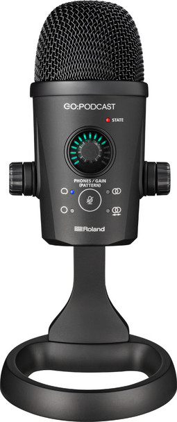 Roland GO:PODCAST USB Condenser Microphone and Mobile Livestreaming System with Multicam Support (GOPODCAST)
