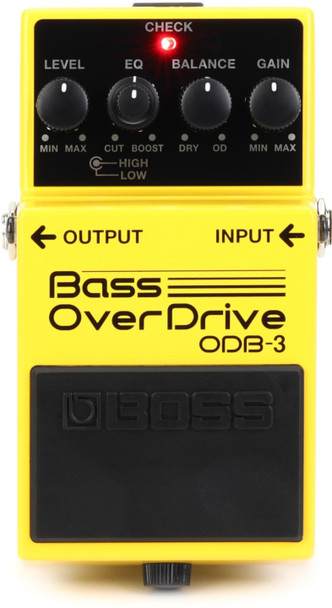 BOSS ODB-3 Bass Overdrive Pedal with 2-Band EQ, Blend Control & Aggressive Drive (ODB-3)