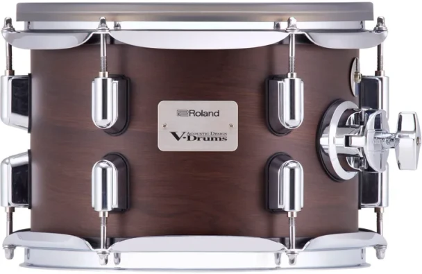 Roland VAD PDA100-SW 10" V-Tom Pad with 2-Ply Tunable Mesh Heads & Satin Walnut Finish (PDA100-SW)