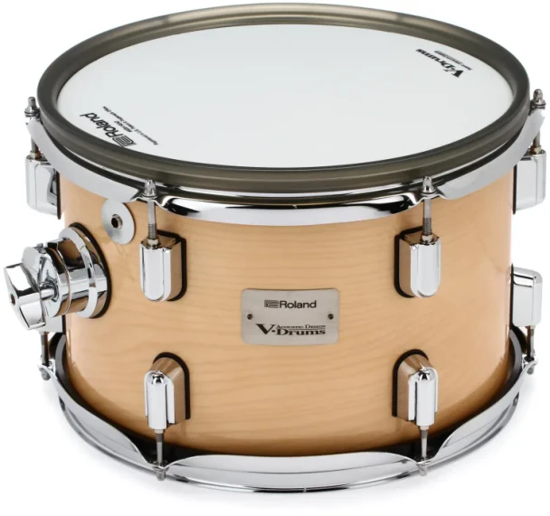 Roland VAD PDA120-GN 12" V-Tom Pad with 2-Ply Tunable Mesh Heads & Gloss Natural Finish (PDA120-GN)