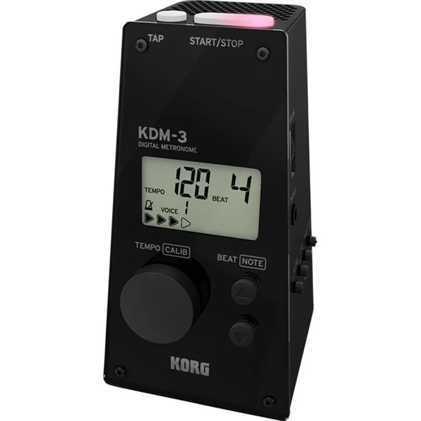 Korg KDM-3 Digital Metronome Wood Finish Black (KDM3WDBK)