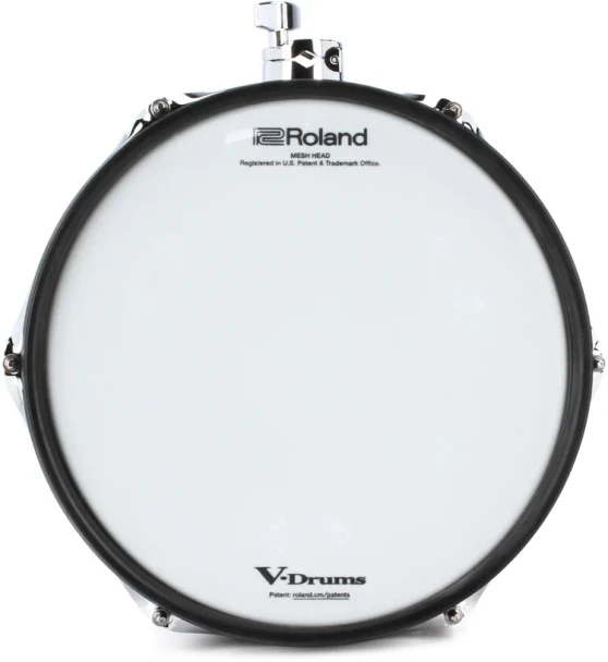 Roland V-Drums Acoustic Design 12" Shallow Tom Pad, Black (PDA120L-BK)