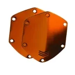 V-MODA Over-Ear Sun Orange Shield Kit, Custom Earcup Shields (OVKIT-OG)