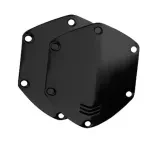 V-MODA Over-Ear Shiny Black Shield Kit, Custom Earcup Shields (OVKIT-SB)
