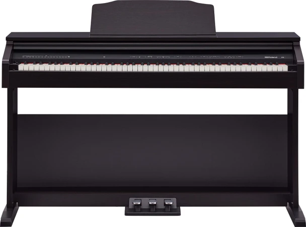 Roland RP30 Digital Upright Piano, 88-Key Weighted Keyboard with Graded Hammer Action, 15 Tones, Triple Pedals, Dual Headphone Outputs, USB MIDI, Dark Rosewood (RP30)