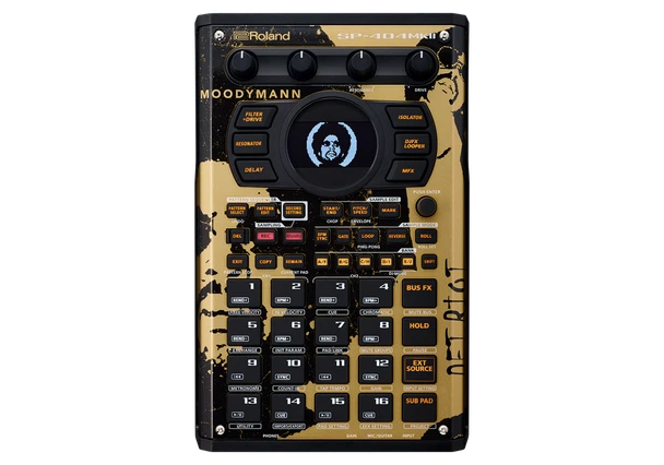 Roland SP-404MKII KDJ Records Limited Edition Sampler and Creative Sampling Workstation with Exclusive KDJ Sounds, 17 RGB Pads, OLED Display, Built-In Effects, Vinyl Record, and Mixtape (SP404MK2KD)