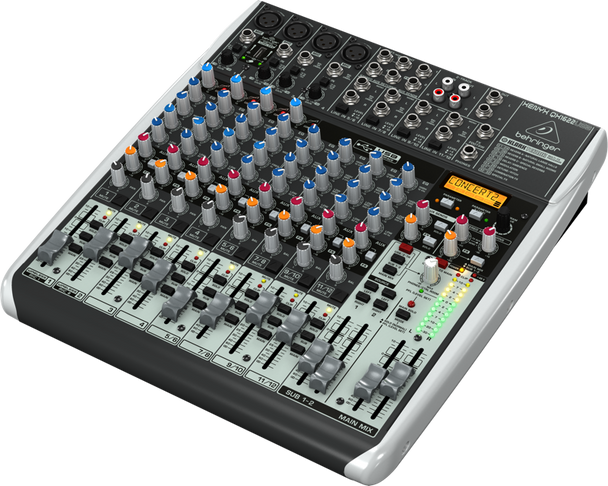 Behringer QX1622USB Premium 16-Input 2/2-Bus Mixer with Mic and Compressors