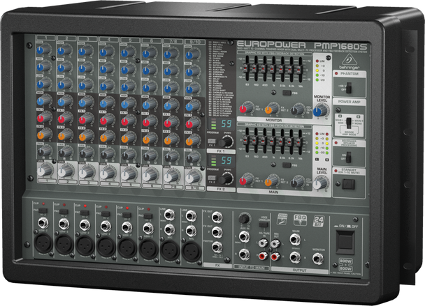 Behringer PMP1680S 1600-Watt 10-Channel Powered Mixer