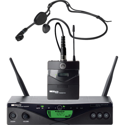 AKG WMS470 SPORTS SET BD7 50mW - EU/US/UK  Sports Set Wireless Headworn Microphone System