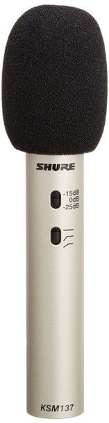 Shure Shure KSM137/SL Cardioid Microphone (Single Microphone)