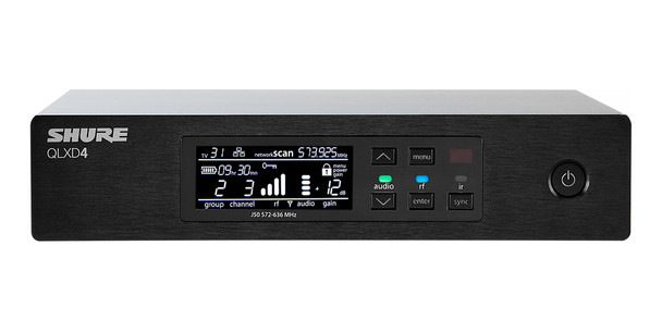 Shure QLXD4 -G50 Half-Rack Single Channel Receiver