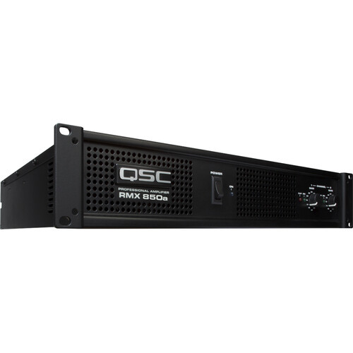 QSC RMX850a 2-Channel Power Amplifier – 200W/ch at 8Ω, 300W/ch at 4Ω, 430W/ch at 2Ω (RMX850a)
