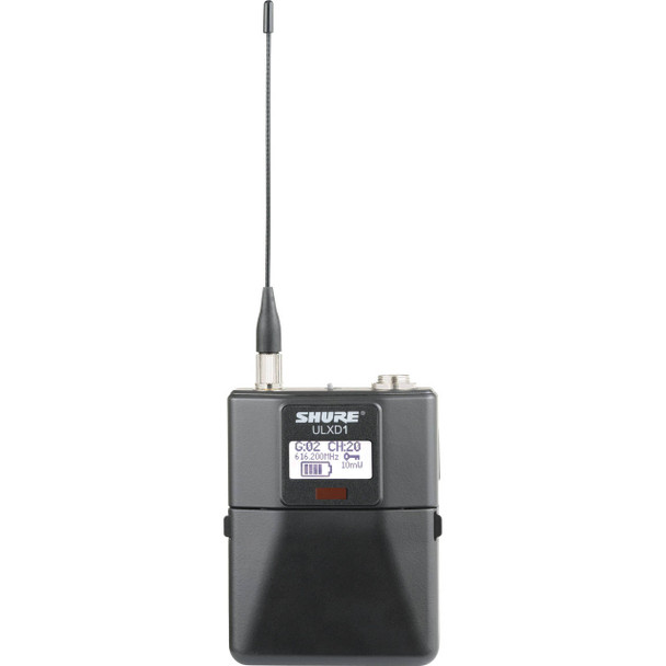 Shure ULXD1 -L50 Digital Wireless Bodypack Transmitter w/Miniature 4-Pin Connector