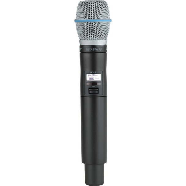 Shure ULXD2/B87A -X52 Handheld Transmitter w/BETA 87A Microphone