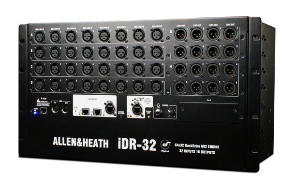 AH-IDR-32-DO 32 Mic Input Audio MixRack w/Digital Output for iLive