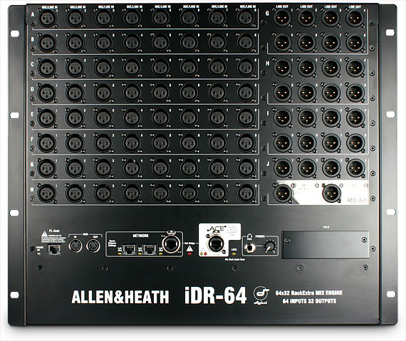 AH-IDR-64 64X32 Fixed Input/Output Rack w/Ace Network