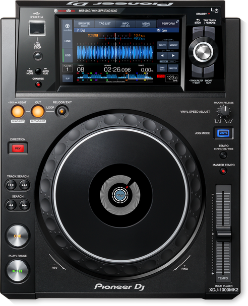 Pioneer XDJ-1000MK2 Performance Digital Multi Player - 7-inch Touchscreen