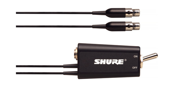 Shure WA662 In-Line Dual Bodypack Mute Switch