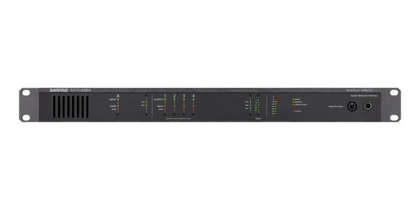 Shure MXWANI4 4-Ch Network Interface