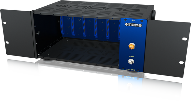 Midas Midas 500 Series Portable Chassis for 6 Modules with Advanced Audio Routing and Rackmount Kit