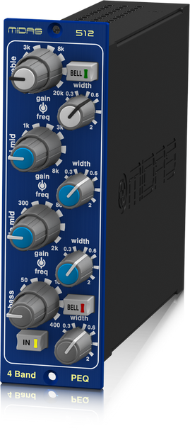 Midas Midas 500 Series 4 Band Fully Parametric Equaliser Based on MIDAS HERITAGE 3000