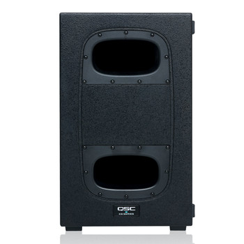 QSC KS112 2000W Active Compact Subwoofer, 12″ Woofer, Dual M20 Pole Socket, Swivel Casters, Speaker Pole Optional (KS112)
