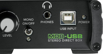 Mackie MDB-USB USB Direct Box with High-Quality Digital Audio Conversion and Plug-and-Play Connectivity (2060270-00)