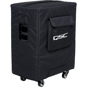 QSC KS212C-CVR Soft Padded Cover for KS Subwoofer – Weather-Resistant Heavy-Duty Nylon/Cordura with Grille Guard Protection (KS212C-CVR)