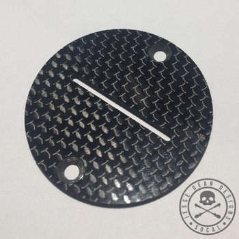Jesse Dean Designs JDDCARBBP CARBON FIBER BUTTON PLATE