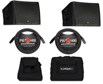 QSC Audio KLA12 Powered Line Array Loudspeakers Bundle