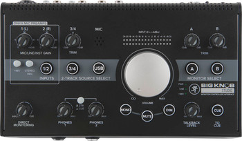 Mackie Big Knob Studio Monitor Controller with USB Audio Interface, Source Switching, and Talkback (2058145-00)