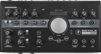 Mackie Big Knob Studio+ Monitor Controller with USB Audio Interface, Multi-Source Switching, and Talkback (2058155-00)