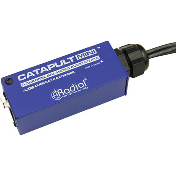 Radial Engineering 4-Channel Cat-5 Mini Breakout Box to XLR-M Tails, uses shielded Cat-5, designed for reliable signal breakout and routing, (R800 8029)