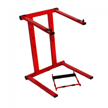 ProX Foldable Portable Laptop Stand W/Adjustable Shelf RED