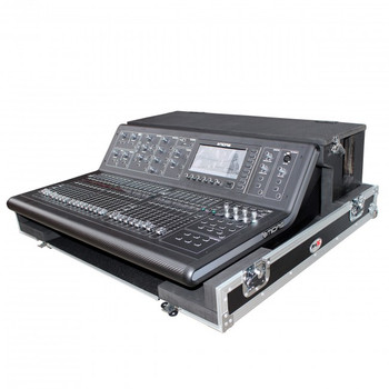 ProX Midas M32 Console Flight Case with Doghouse and Wheels