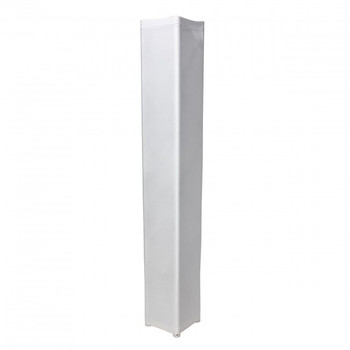 ProX White 6.56Ft 2 meter Lycra Cover Scrim Sleeve fits 12" Quad Box Truss Segment