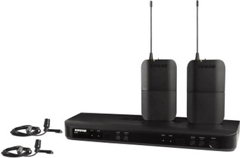 Shure BLX188/CVL-J11 Dual Wireless Lavalier System with CVL Microphones and BLX4 Receiver, J11 Band (BLX188/CVL-J11)