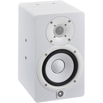 Yamaha 5-inch Bi-Amplified Powered Studio Monitor in White, 70W, 54–30kHz, designed for accurate installed studio monitoring, (HS5IW)