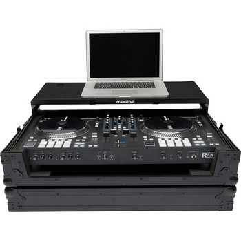 Magma MGA41008 DJ Controller Workstation – Black Edition Workstation Case for Rane ONE DJ Controller