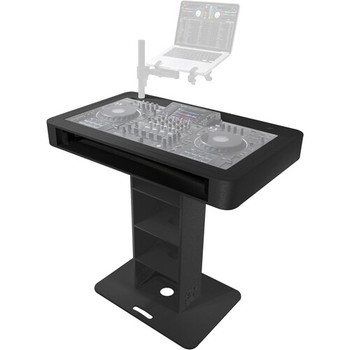 ProX XZF-DJCT BL DJ Control Tower / Podium Travel Stand for DJ Controllers with Hard Case (Black)