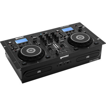 Gemini Gemini CDM-4000BT Dual CD/USB Media Player with Bluetooth