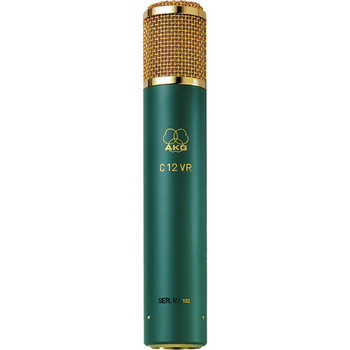 AKG, C12 VR tube “Vintage Revival” microphone with warm, rich vintage sound for premium studio recording, (2221X00040)