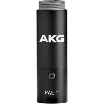 AKG, PAE M phantom power adapter with 3-pin XLR connection for powering compatible condenser microphone and DAM+ system modules, (3165H00150)